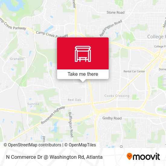 Mapa de N Commerce Dr @ Washington Rd