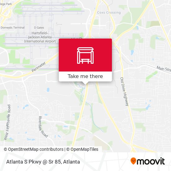 Mapa de Atlanta S Pkwy @ Sr 85