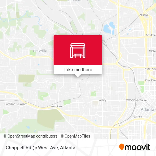 Chappell Rd @ West Ave map