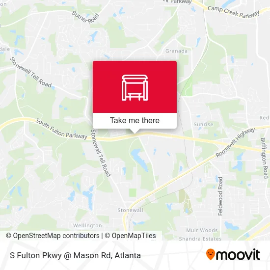 S Fulton Pkwy @ Mason Rd map