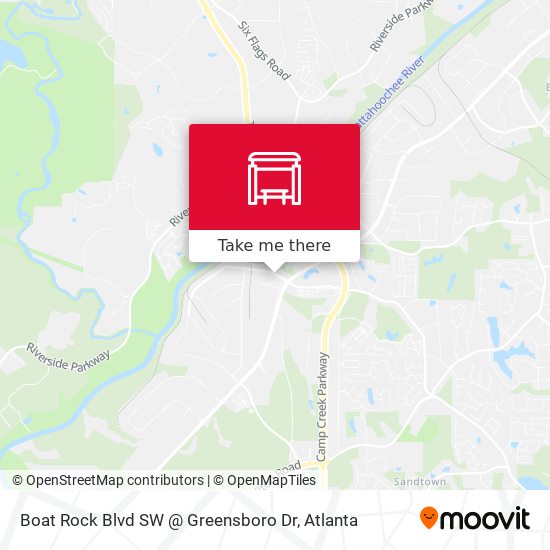 Mapa de Boat Rock Blvd SW @ Greensboro Dr