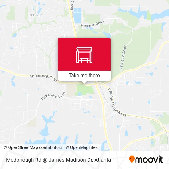 Mcdonough Rd @ James Madison Dr map