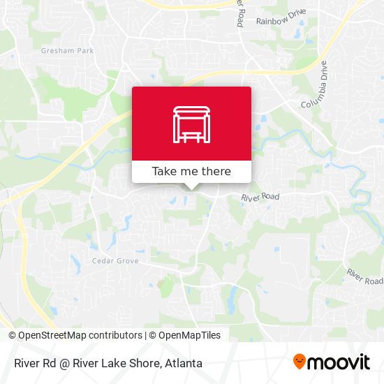 River Rd @ River Lake Shore map