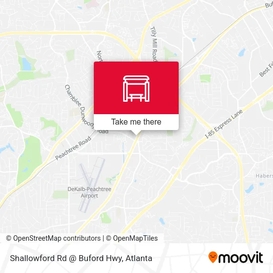 Shallowford Rd @ Buford Hwy map
