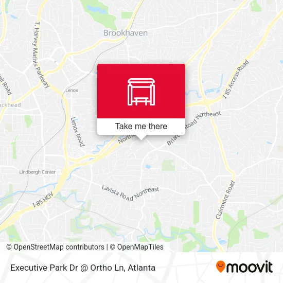 Mapa de Executive Park Dr @ Ortho Ln