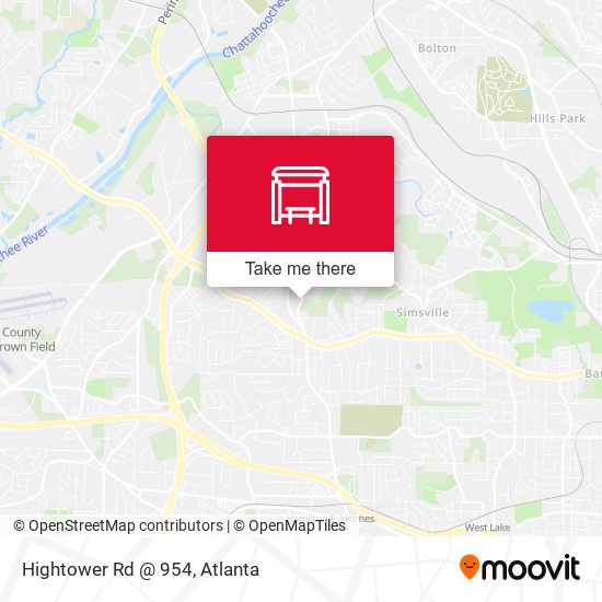 Hightower Rd @ 954 map