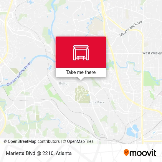 Marietta Blvd @ 2210 map