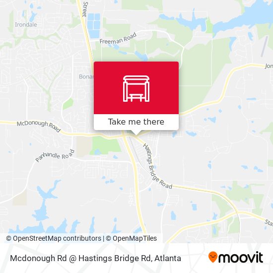 Mapa de Mcdonough Rd @ Hastings Bridge Rd