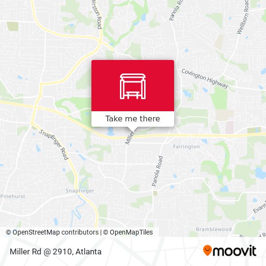 Mapa de Miller Rd @ 2910