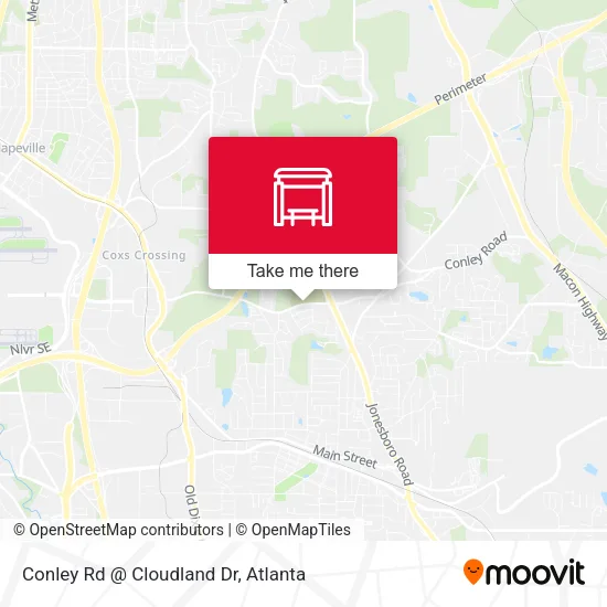 Mapa de Conley Rd @ Cloudland Dr