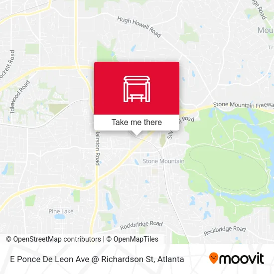 E Ponce De Leon Ave @ Richardson St map