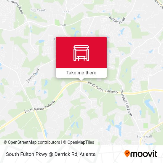 Mapa de South Fulton Pkwy @ Derrick Rd