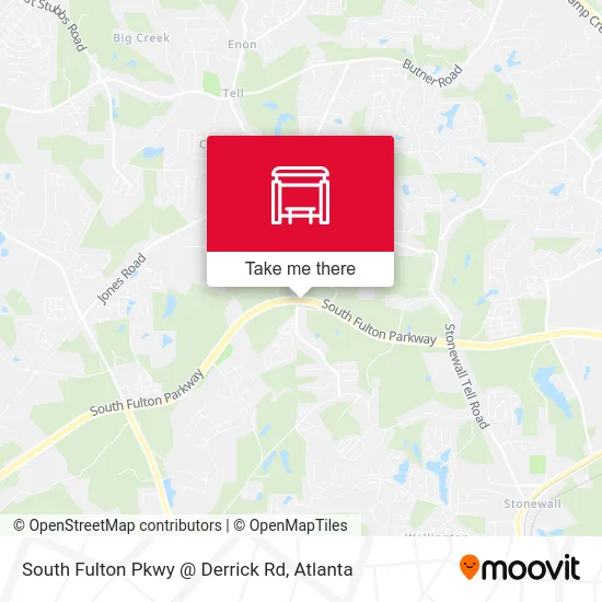 South Fulton Pkwy @ Derrick Rd map
