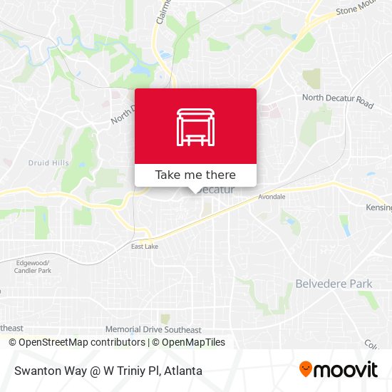 Swanton Way @ W Triniy Pl map