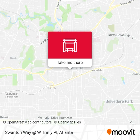 Mapa de Swanton Way @ W Triniy Pl