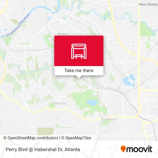 Perry Blvd @ Habershal Dr map