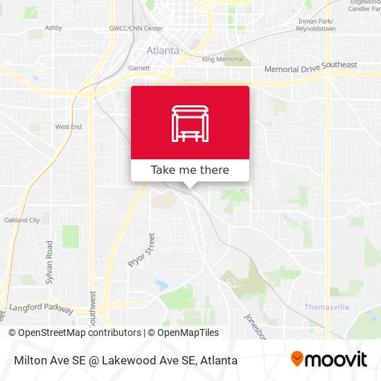 Mapa de Milton Ave SE @ Lakewood Ave SE