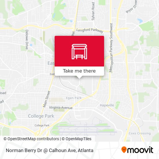 Norman Berry Dr @ Calhoun Ave map
