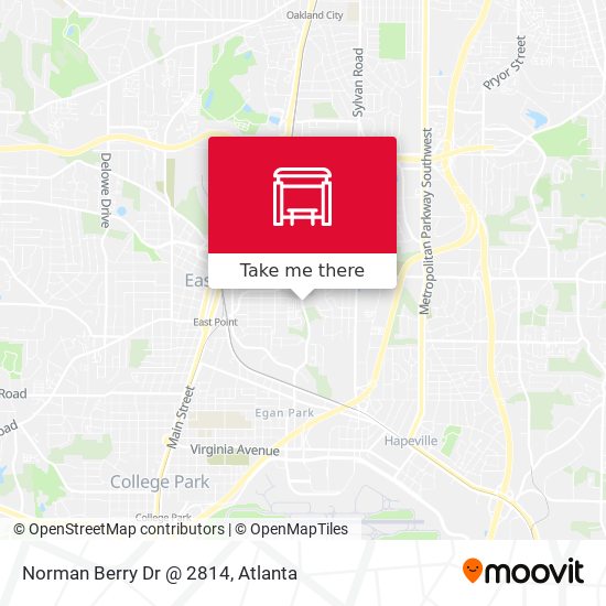 Mapa de Norman Berry Dr @ 2814