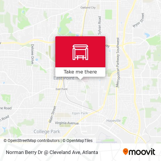 Mapa de Norman Berry Dr @ Cleveland Ave