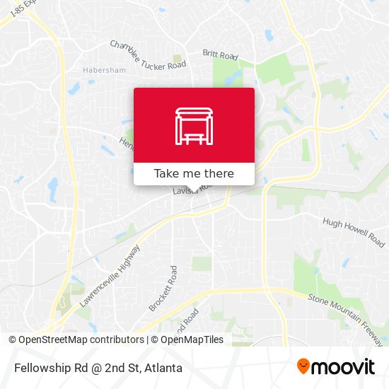 Mapa de Fellowship Rd @ 2nd St