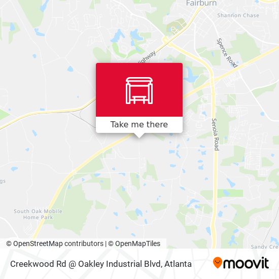 Creekwood Rd @ Oakley Industrial Blvd map