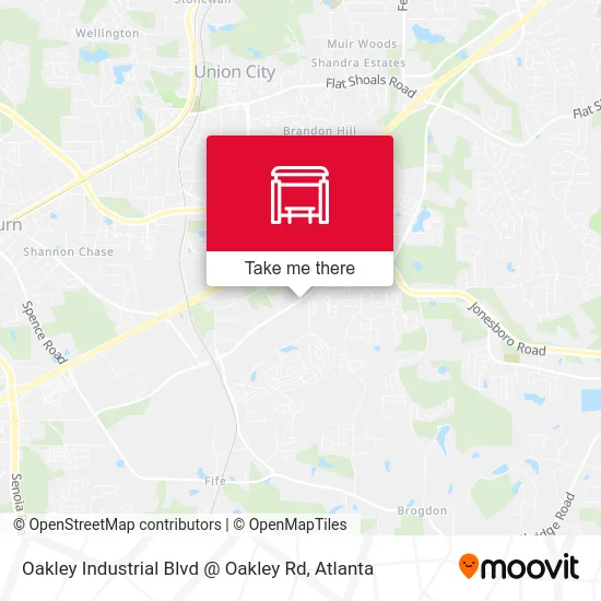Oakley Industrial Blvd @ Oakley Rd map