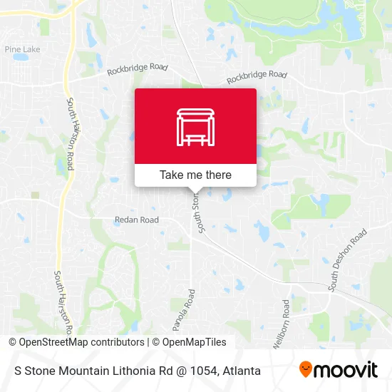 S Stone Mountain Lithonia Rd @ 1054 map