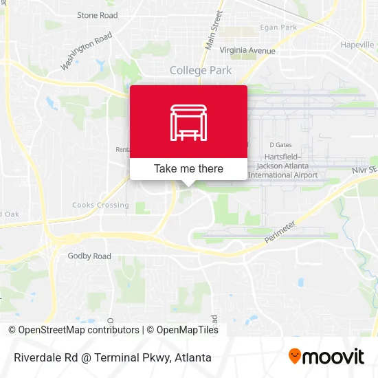 Riverdale Rd @ Terminal Pkwy map