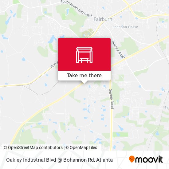 Oakley Industrial Blvd @ Bohannon Rd map