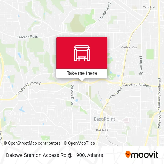 Delowe Stanton Access Rd @ 1900 map