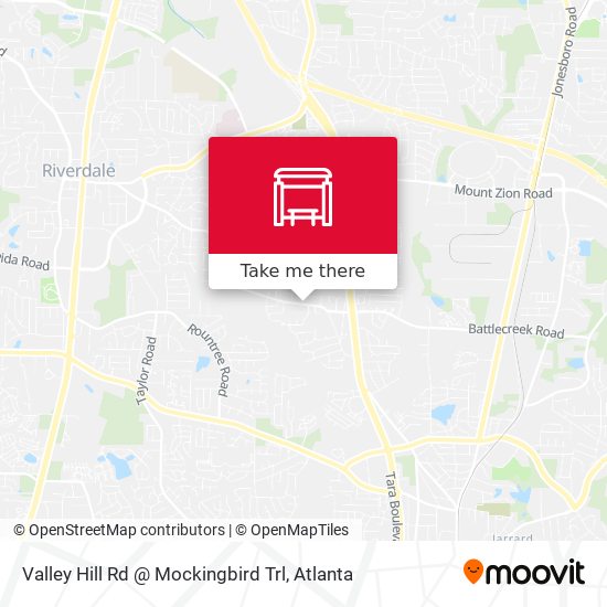 Mapa de Valley Hill Rd @ Mockingbird Trl
