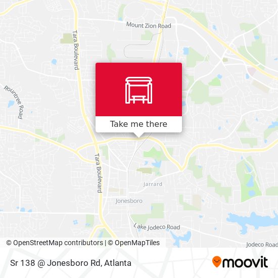 Sr 138 @ Jonesboro Rd map