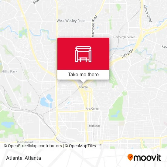 Atlanta map