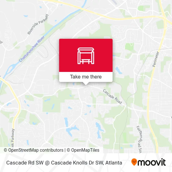 Cascade Rd SW @ Cascade Knolls Dr SW map