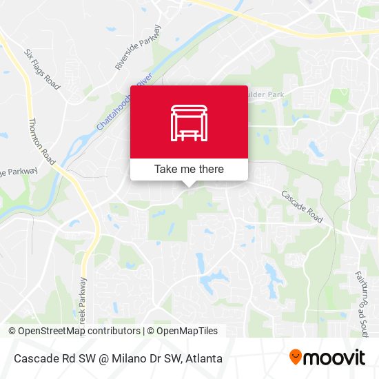 Cascade Rd SW @ Milano Dr SW map