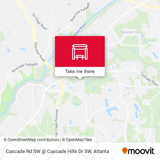 Mapa de Cascade Rd SW @ Cascade Hills Dr SW
