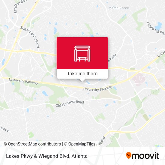 Lakes Pkwy & Wiegand Blvd map