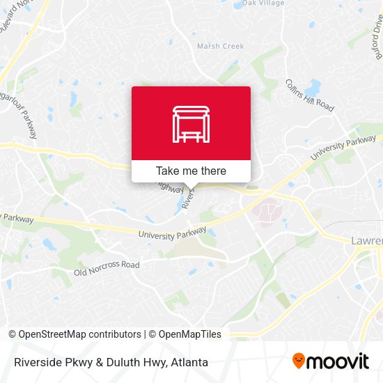 Riverside Pkwy & Duluth Hwy map