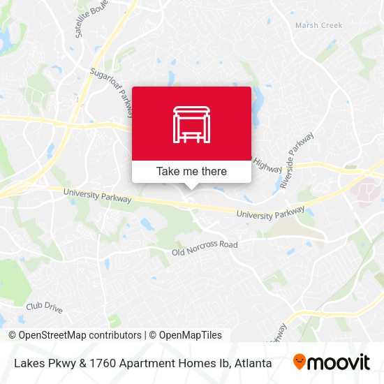Lakes Pkwy & 1760 Apartment Homes Ib map
