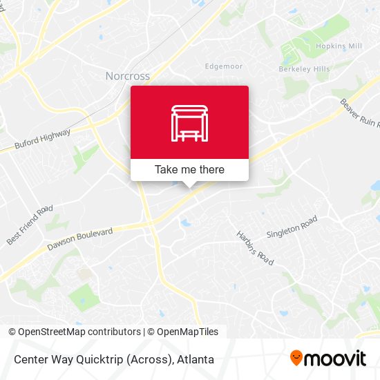 Center Way Quicktrip (Across) map