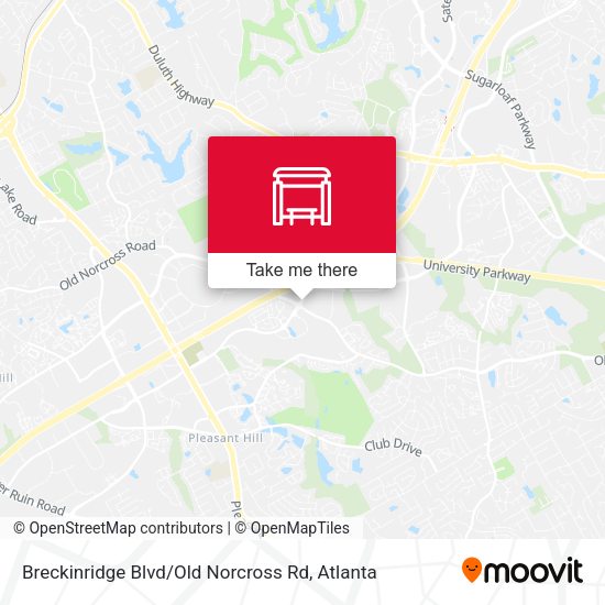 Mapa de Breckinridge Blvd / Old Norcross Rd