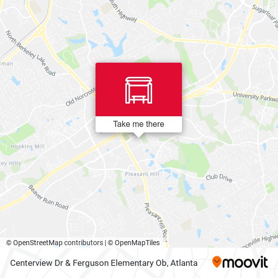 Centerview Dr & Ferguson Elementary Ob map