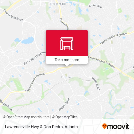 Mapa de Lawrenceville Hwy & Don Pedro