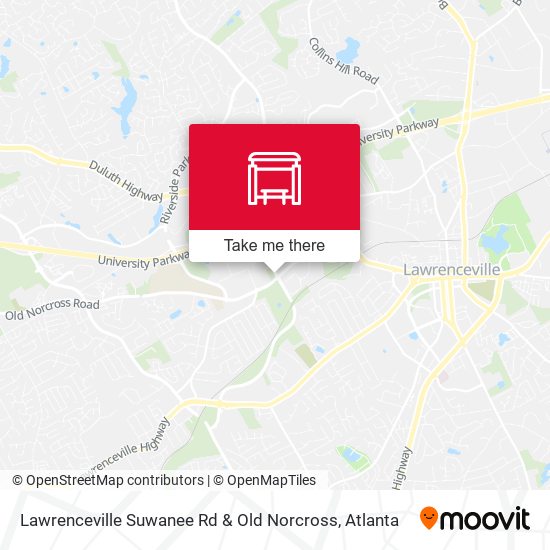 Mapa de Lawrenceville Suwanee Rd & Old Norcross