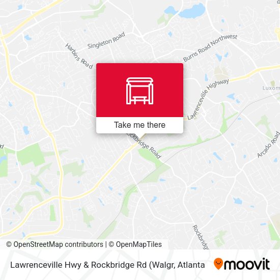Lawrenceville Hwy & Rockbridge Rd map