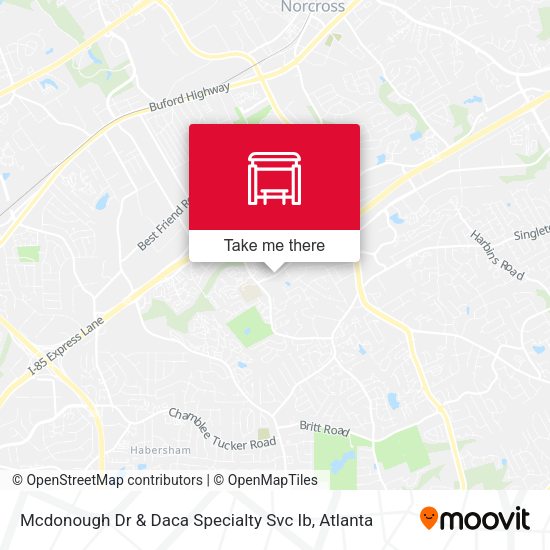 Mcdonough Dr & Daca Specialty Svc Ib map