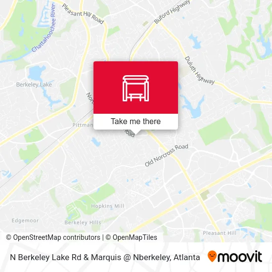 N Berkeley Lake Rd & Marquis @ Nberkeley map