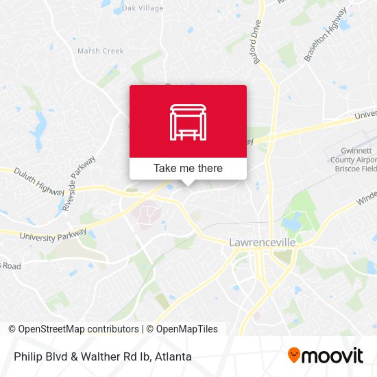 Philip Blvd & Walther Rd Ib map