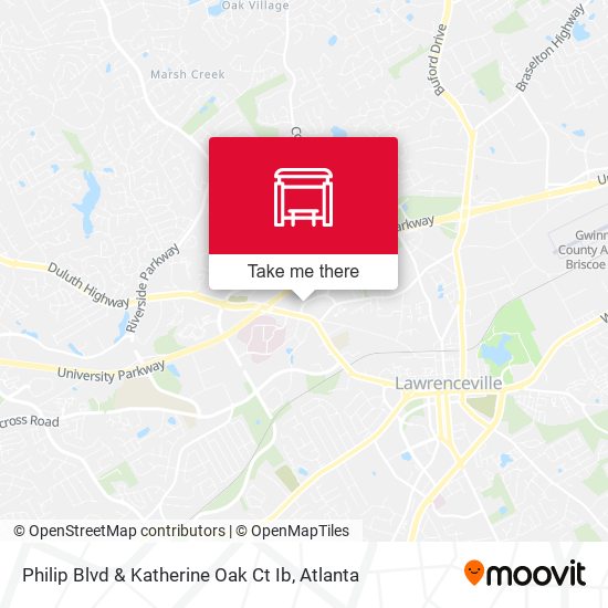 Philip Blvd & Katherine Oak Ct Ib map